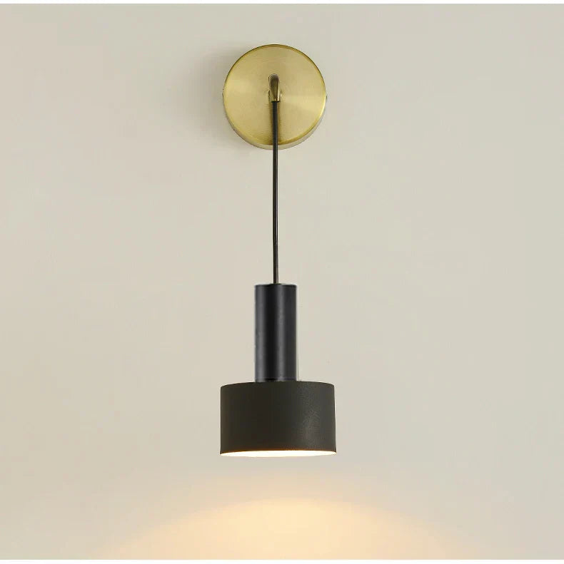 DecorBites™ Brass Wall Lamp: Minimalist Nordic Style Sconce for Living, Bathroom, Aisle Lighting