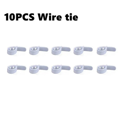 DecorBites™ Cable Storage Box: Transparent Desk Organizer for Wire Management