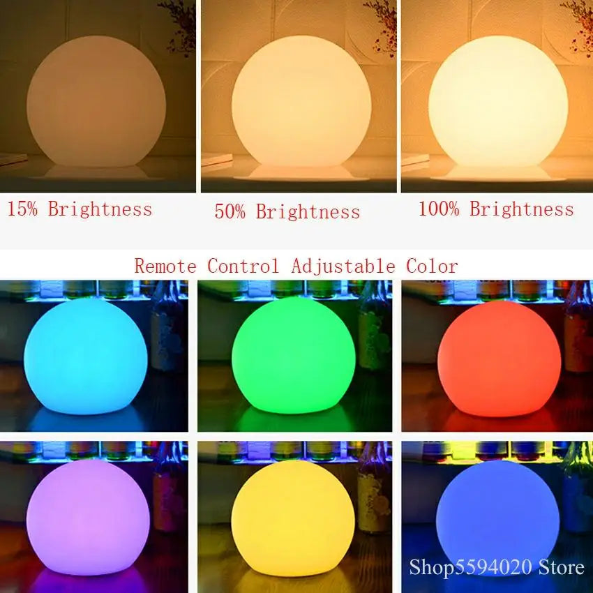 Lámpara de suelo LED Bollo Decorbites™ para decoración moderna del hogar en sala de estar, dormitorio o exteriores