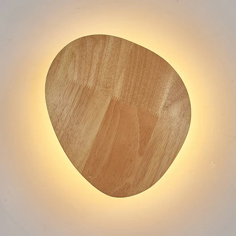 DecorBites™ LED Wooden Wall Lamp: Modern Nordic Indoor Lighting for Bedroom Bedside