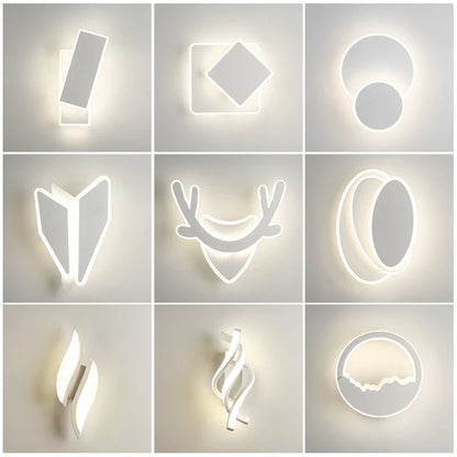 DecorBites™ LED Wall Lamps: Modern Spin Design for Bedroom, Hall, Living Room - 90-260V