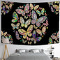 Decobites Moon Phase Butterfly Tapestry: Psychedelic Bohemian Aesthetics Home Decor