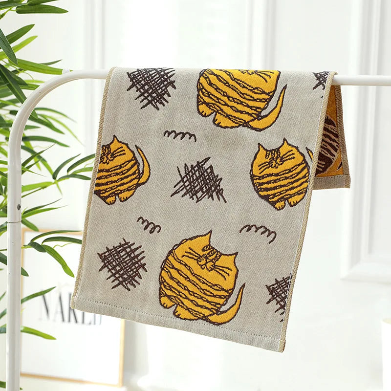 DecorBites™ Cotton Gauze Hand & Face Towel Set - 35x75 CM - 20 Colors