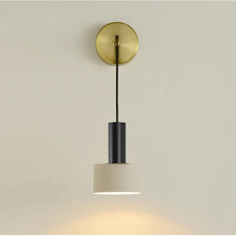 DecorBites™ Brass Wall Lamp: Minimalist Nordic Style Sconce for Living, Bathroom, Aisle Lighting