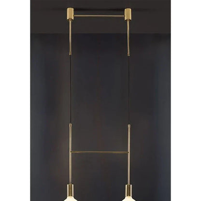 DecorBites™ Black Rose Gold Long Tube Chandelier | Nordic Design for Cafe, Bar & Restaurant