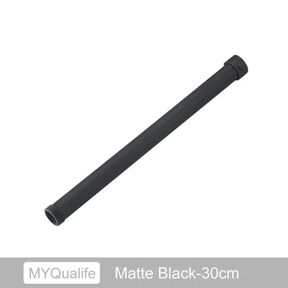 DecorBites™ Brass Black Bathroom Faucet 30cm Extension Tube for Heightening