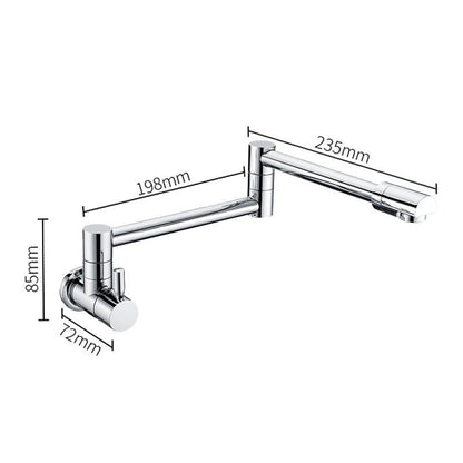 Saima - Modern Pot Filler Faucet Tap Wall Mounted Faucet