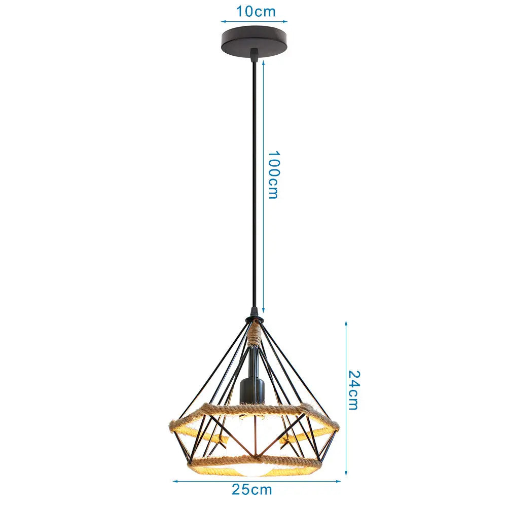 DecorBites™ Industrial LED Pendant Ceiling Light for Home Living Room Kitchen Decor