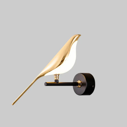 DecorBites™ Bird Design Gold Plating LED Wall Sconce for Stylish Home Lighting