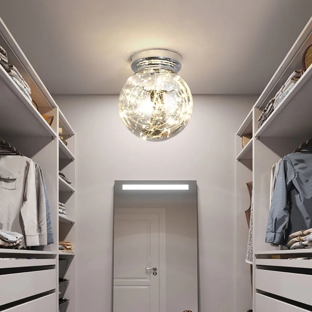 DecorBites™ Gypsophila LED Ceiling Light: Modern & Nordic Style for Indoor Decor