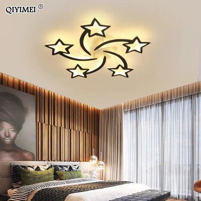 DecorBites™ LED Chandelier: Modern Dimmable Indoor Lighting for Bedroom, Hall, Living Room