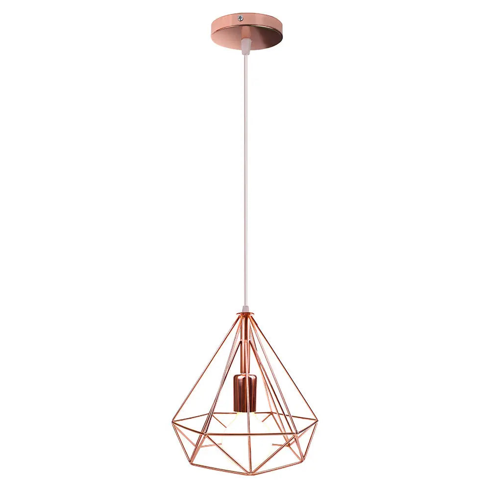 Decorbites™ Industrielle LED-Hängeleuchte Vintage Loft Käfig Pendellampe für die Einrichtung zu Hause