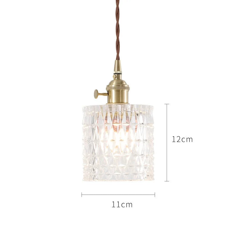 Lámparas Colgantes de Vidrio Decorbites™: Estilo Nórdico Japonés, Lámpara LED Industrial Vintage para Hogar, Bar, Café
