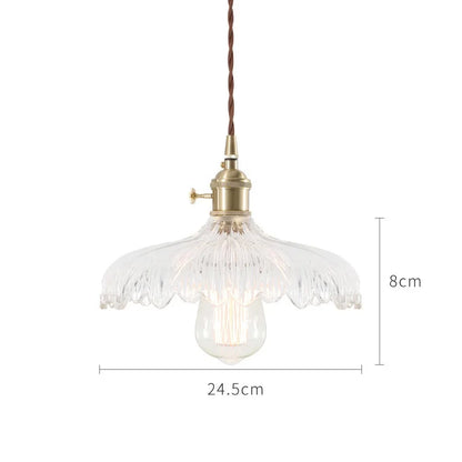 Lámparas Colgantes de Vidrio Decorbites™: Estilo Nórdico Japonés, Lámpara LED Industrial Vintage para Hogar, Bar, Café