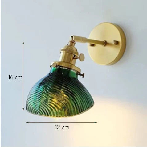 Decorbites™ Grünes Glas LED-Kronleuchter: Minimalistische Messing-Hängeleuchten