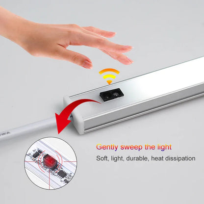 DecorBites™ LED Kitchen Cabinet Light - Hand Sweep Sensor, High Brightness
