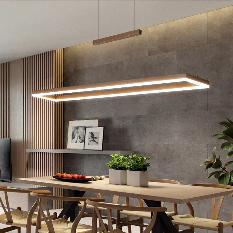 Decorbites™ Lámpara de Araña LED de Aluminio Dorado con Diseño Decorativo de Acrílico para Dormitorio y Isla de Cocina