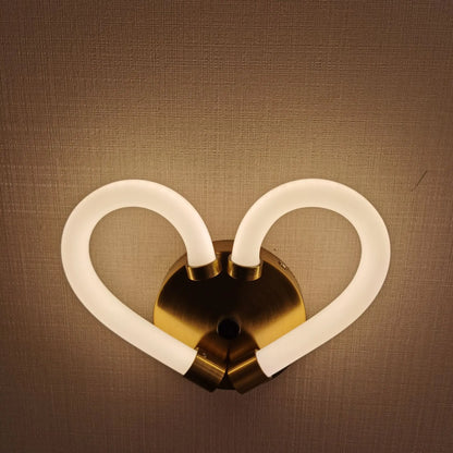 مصباح حائط LED بحلقة أكريليك من DecorBites™ للديكور الداخلي الحديث، إضاءة غرفة المعيشة وغرفة النوم