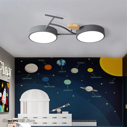 DecorBites™ Kids LED Ceiling Lamp 3 Color Temperature, Nordic Design for Children's Room