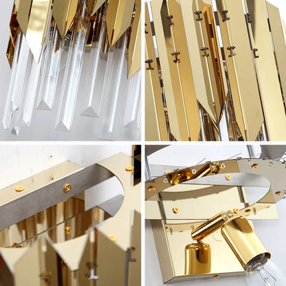 Lámpara de pared de cristal DecorBites™: Luz de carga inalámbrica para dormitorio, pasillo, escalera