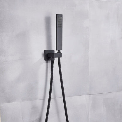 DecorBites™ Black ABS Handshower Head with 150cm Stainless Hose - Wall Mounted Faucet Accessory