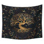 Life Trees Bohemian Decorative Tapestry by Decobites - Large Size Yoga Mat Sofa Blanket