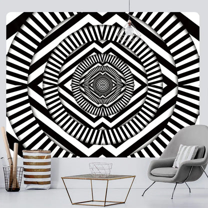 Decobites Psychedelic Eye Illusion Tapestry: Bohemian Home Decor & Yoga Mat