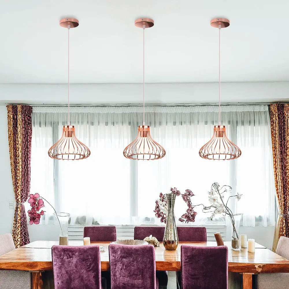 DecorBites™ Industrial Pendant Lights E27 LED Hanging Lamp Modern Loft Lighting for Home