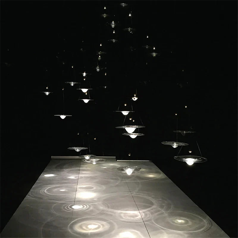 DecorBites™ Clear Glass Pendant Lights - Modern Nordic LED Bedroom & Restaurant Light