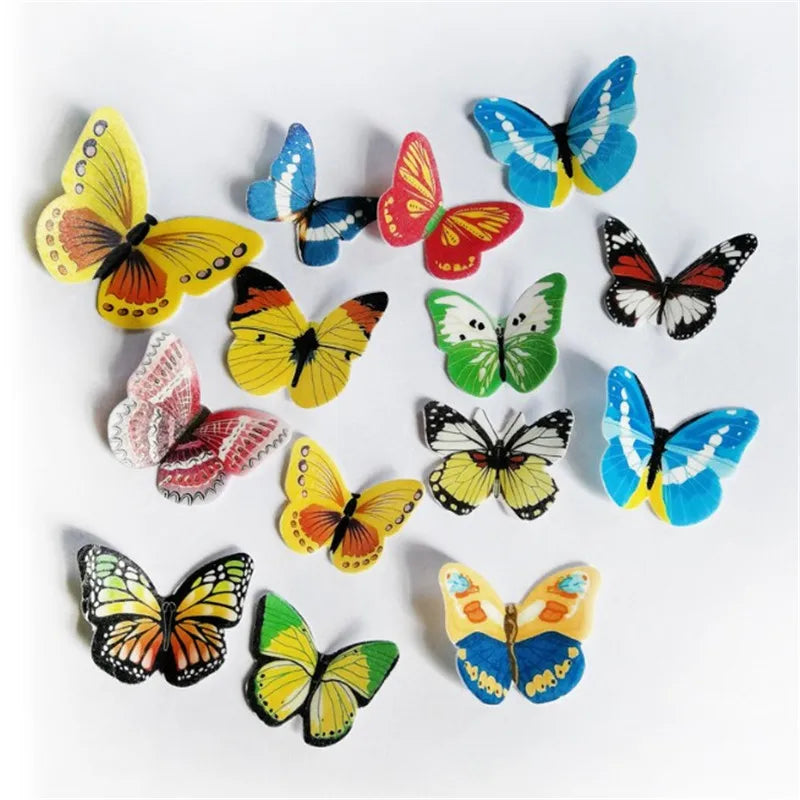 DecorBites™ Butterfly Flower Cake Toppers - Birthday Wedding Decoration