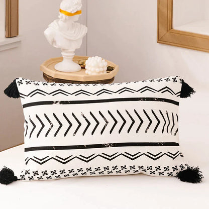 DecorBites™ Brown Faux Leather Cotton Cushion Cover 45x45cm/35x50cm Modern Design