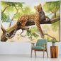 Decobites Tiger Tapestry Wall Art: Boho Chic Leopard Home Decor for Living Room