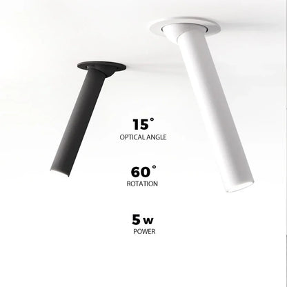 DecorBites™ 5W LED Bar Ceiling Spotlight: Modern High-Quality Adjustable Indoor Lighting