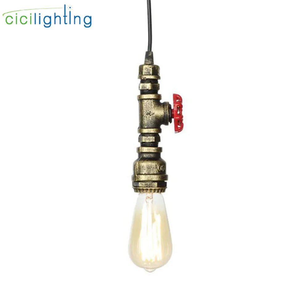 Decorbites™ Industrielle Eisenrohr-Hängelampen Vintage-Deckenleuchte