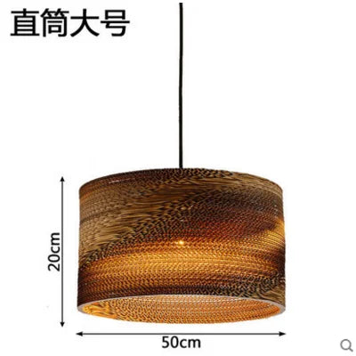 DecorBites™ Chinese Paper Honeycomb Pendant Lights Cardboard Personalized Home Decor Luminaire