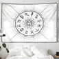 Decobites Sun and Moon Mandala Tapestry - Hippie Dorm Decor Rug