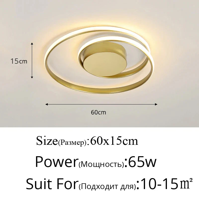 Lámpara de Araña LED™ Decorbites: Luces Modernas de Montaje Superficial para Sala de Estar, Dormitorio, Estudio