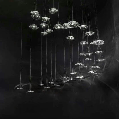 DecorBites™ Glass Staircase Pendant Light for Restaurant, Bar, and Bedside Table