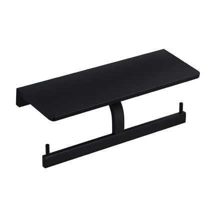 حامل ورق حمام من الألومنيوم DecorBites™ مع حامل هاتف وحامل حائط