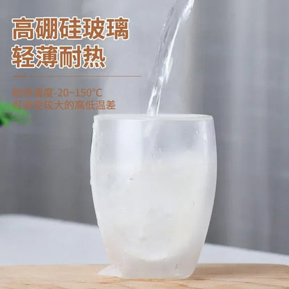 Heat Resistant Double Wall Glass Cup