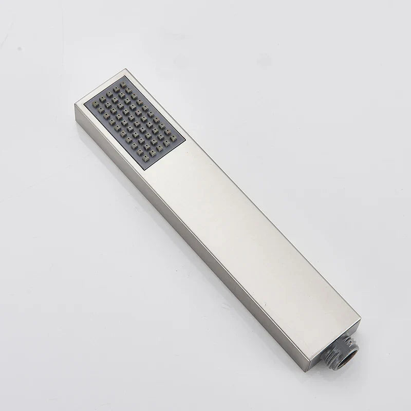 DecorBites™ Black High Pressure Hand-held Shower Head for Water Saving and Bathroom Rainfall