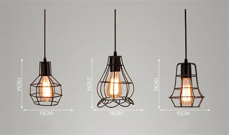 Decorbites™ Retro-Eisenkunst-Hängelampe - Vintage-Industrialstil