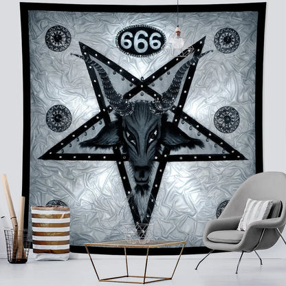 Decobites Viking Energy Meditation Tapestry: Spiritual Home Decor for Hippie Bohemian Vibes