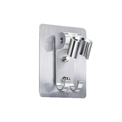 DecorBites™ Aluminum Showerhead Holder: Adjustable & Traceless Bathroom Accessory