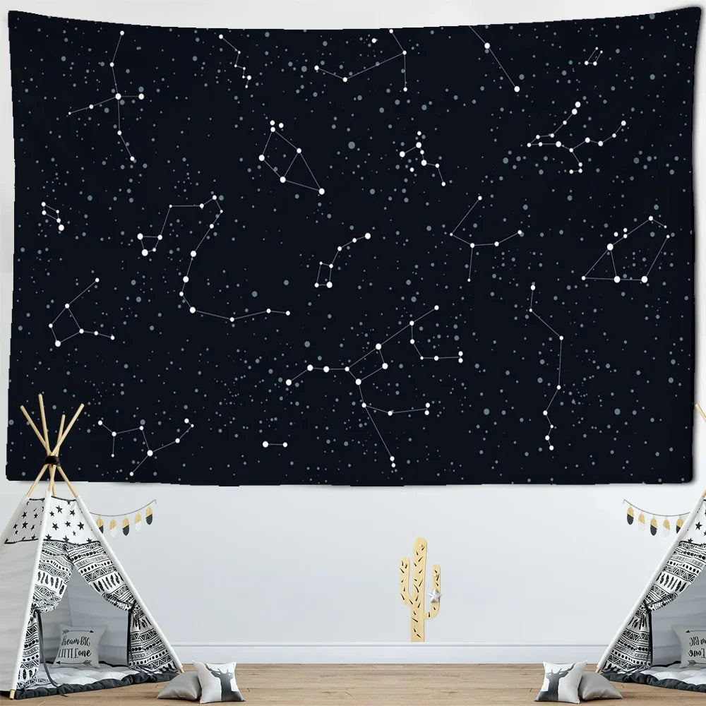 Decobites Starry Sky Tapestry | Galaxy Wall Art & Home Decor