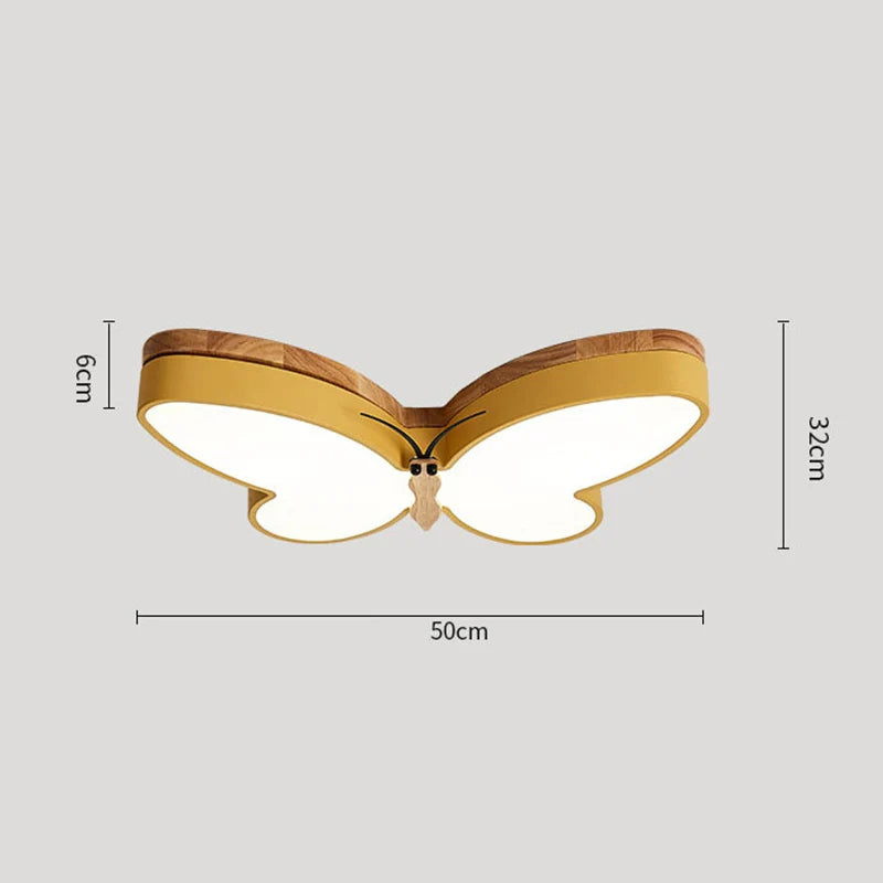 Modern Wood Butterfly Chandelier