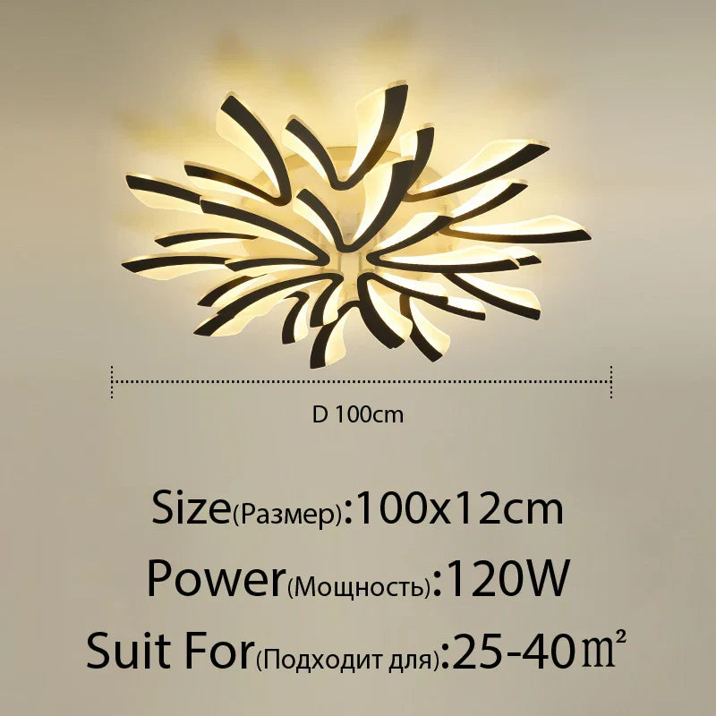 DecorBites™ LED Ceiling Lights Modern Acrylic Luminaria Lampada for Home Indoor Lighting