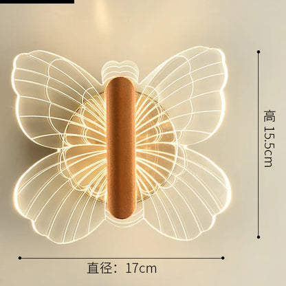 DecorBites™ Butterfly Wall Lamp: Modern LED Sconce Light for Bedroom, Living Room, Restaurant & Bathroom