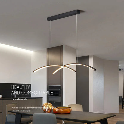 DecorBites™ LED Chandelier: Modern, Creative, Minimalist Lighting for Dining Room, Living Room & Bar Counter