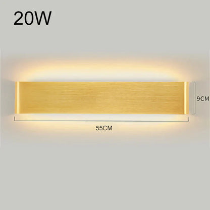 DecorBites™ LED Aluminum Mirror Light Wall Lamp for Corridor, Bedside, Bathroom - Nordic Modern Design